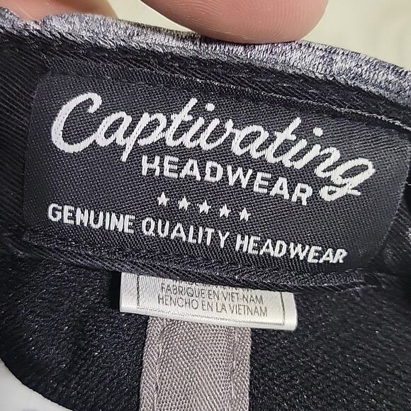 Captivating Headwear Purdue Boilermakers Grey Black Hat - Picture 6 of 9